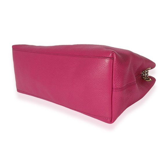 Gucci Purple Leather Soho Chain Tote - Picture 7 of 7
